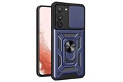 Mobil - Covers & Cases - Hurtel Hybrid Armor Camshield Case for Samsung Galaxy S23+ Armored Case with Camera Cover Blue - 9145576272787