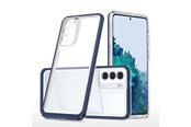 Mobil - Covers & Cases - Hurtel Clear 3in1 Case for Samsung Galaxy S23+ silicone Cover with Frame Blue - 9145576272695