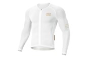 Cykeltilbehør - Rockbros YDCX008 Diamond Long Sleeve Cycling Jersey Size XXXL - White - Rockbros-15200026014