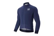 Cykeltilbehør - Rockbros YDWT014 Winter Fleece Double Layer Cycling Jacket Size XXL - Blue - Rockbros-15420021008