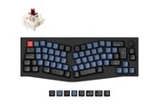 Tastatur - Keychron Q8 - keyboard - QMK custom mechanical Alice layout - 65% - with knob - QWERTY - Nordic - carbon black Input Device - Tastatur - Nordisk - Sort - Q8-M3-BO