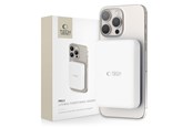 Powerbank - Tech-Protect LifeMag PB11 Power Bank with MagSafe 10000mAh 15W USB-C Port - White + USB-C Cable Powerbank - Hvid - 10000 mAh - 5906302309467