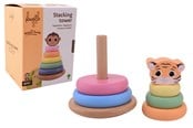 Trælegetøj - Jouéco The Wildie Family Stacking Tower - 263-80118