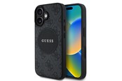 Mobil - Covers & Cases - GUESS 4G Circle Classic Logo MagSafe case for iPhone 16 - black - 3666339426323