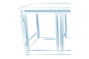 Vægbeslag, AV-Beslag & AV-Møbler - Middle Atlantic C5 Series Wood Kit mounting component - woodworker's drawings and hardware - Max - recommended for - C5-MK22-2
