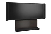Vægbeslag, AV-Beslag & AV-Møbler - Middle Atlantic Forum stand - for LCD display / video conferencing system - 66" 3 bay dark finish - asian night charcoal grey black - TAA Compliant - Max 102 kg - recommended for 105" - FM-DS-6675FS-LA3B