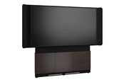 Vægbeslag, AV-Beslag & AV-Møbler - Middle Atlantic Forum stand - for LCD display / video conferencing system - 66" 3 bay dark finish - asian night charcoal grey black - TAA Compliant - Max 68 kg - recommended for 70" / 75" - FM-DS-6675FW-DA3B