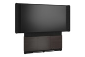 Vægbeslag, AV-Beslag & AV-Møbler - Middle Atlantic Forum stand - for LCD display / video conferencing system - 66" 3 bay dark finish - asian night black charcoal grey - TAA Compliant - Max 68 kg - recommended for 80"-85" - FM-DS-6675FW-EA3B