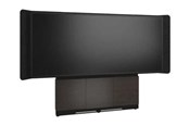 Vægbeslag, AV-Beslag & AV-Møbler - Middle Atlantic Forum stand - for LCD display / video conferencing system - 66" 3 bay dark finish - asian night charcoal grey black - TAA Compliant - Max 102 kg - recommended for 105" - FM-DS-6675FW-LA3B
