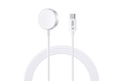Mobil - Adaptere & Opladere - Tech-Protect UltraBoost Inductive Magnetic Charger with USB-C Connector for Apple Watch 1.2m - White - 9490713932704