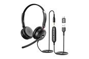 Hovedtelefoner/headset - ONIKUMA X81 gaming headphones (black) - X81 Black