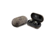 Hovedtelefoner/headset - GUESS 4G Metal Bluetooth headphones with ENC docking station - brown - 3666339220846