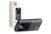 Powerbank - Tech-Protect Powerbank PB13 20000mAh 22.5W 2x USB-A / USB-C / Lightning with USB-C / USB-A cable - grey Powerbank - Grå - 20000 mAh - 9490713931608