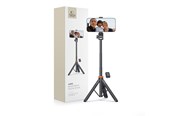 Mobil - Andet Tilbehør - Tech-Protect L03S Bluetooth Selfie Stick with Remote Control Tripod up to 148cm and 180 Head - Black - 9490713934463