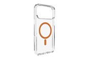 Mobil - Covers & Cases - Puro Lite Mag TPU+PC Case Compatible with MagSafe for iPhone 17 Pro - Transparent with Orange Ring - PUIPC17P63LITEMORA