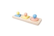 Babylegetøj - Hape Montessori Mirror Shape Puzzle Wood - E0072