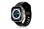 Smartwatch - Tilbehør - Tech-Protect IconBand Line Strap for Apple Watch 4 / 5 / 6 / 7 / 8 / 9 / SE / Ultra 1 / 2 (42 / 44 / 45 / 49 mm) - Black - 9490713934852