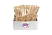 Konstruktionslegetøj - Colorations - Wooden Craft Sticks Miscellaneous Classroom Set 1200 pcs. - CHCPCS