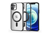 Mobil - Covers & Cases - Tech-Protect  MagShine Line MagSafe Case for iPhone 12 - Black - 9490713935422