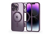 Mobil - Covers & Cases - Tech-Protect  MagShine Line MagSafe Case for iPhone 14 Pro - Purplemo - 9490713935644