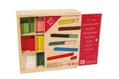 Udendørsleg - Jumbo Goula - Counting sticks 10x10 in wooden box - 51106