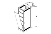 Rack skabe - Middle Atlantic 37RU Rear Access Panel for WR Racks - WR-RAP-37