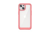 Mobil - Covers & Cases - Hurtel iPhone 15 Plus Outer Space Reinforced Case with a Flexible Frame - Red - 9145576279632