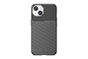 Mobil - Covers & Cases - Hurtel Armored iPhone 15 Plus Thunder Case - Black - 9145576279519