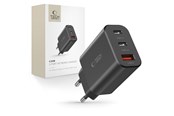 Mobil - Adaptere & Opladere - Tech-Protect NC30W AC Charger 2x USB-C PD 30W / USB-A QC 3.0 - Black - 9490713935231
