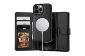 Mobil - Covers & Cases - Tech-Protect Wallet MagSafe Case for iPhone 12 / 12 Pro - Black - 9490713935699