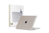 Tasker - Tech-Protect SmartShell Case for MacBook Air 15" M2 / M3 / 2023-2024 - Transparent - 9490713935729