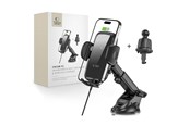 Mobil - Adaptere & Opladere - Tech-Protect CM15W-V1 Car Phone Holder with Inductive Charger 15W for Cockpit / Air Vent Grille - Black - 9490713935095