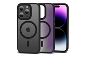 Mobil - Covers & Cases - Tech-Protect  MagMat MagSafe Case for iPhone 15 Pro - Matte Black - 9490713936498
