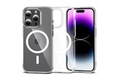 Mobil - Covers & Cases - Tech-Protect  FlexAir Hybrid MagSafe Case for iPhone 15 Pro Max - Clear - 9490713936634