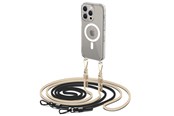Mobil - Covers & Cases - Tech-Protect FlexAir Chain Case with MagSafe for iPhone 15 Pro - Black and Beige - 9490713936856