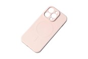 Mobil - Covers & Cases - Hurtel MagSafe Compatible Silicone Case for iPhone 15 Pro Silicone Case - Cream - 9145576279922