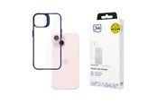 Mobil - Covers & Cases - 3mk Satin Armor Case+ Blue for Apple iPhone 15 - transparent - 5903108592628