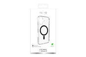 Mobil - Covers & Cases - Puro Lite Mag TPU+PC Case Compatible with MagSafe for iPhone 17 - Transparent with Black Ring - PUIPC1763LITEMBLK
