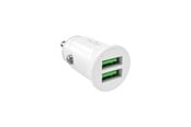 Mobil - Adaptere & Opladere - Puro Pro Lite Car Charger 2x USB-A 10W - White - PUMCHUSB2A10WWHI