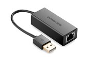 Netværksadapter (netkort, printserver mv.) - UGREEN external network card RJ45 - USB 2.0 100 Mbps Ethernet black (CR110 20254) - 6957303822546