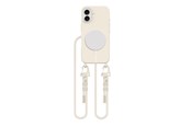 Mobil - Covers & Cases - Tech-Protect MagNecklace MagSafe Case with Lanyard for iPhone 16 - Beige - 5906302311910