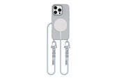 Mobil - Covers & Cases - Tech-Protect MagNecklace MagSafe Case with Lanyard for iPhone 16 Pro - Grey - 5906302311958