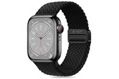 Smartwatch - Tilbehør - Tech-Protect Nylonmag Strap for Apple Watch 4 / 5 / 6 / 7 / 8 / 9 / SE / Ultra 1 / 2 (42 / 44 / 45 / 49 MM) - Black - 5906302312764