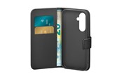 Mobil - Covers & Cases - Puro PU Leather Booklet Case with Flap and Wallet for Samsung Galaxy S25+ - Black - PUSGS25PBOOKC8BLK