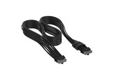 Strømkabel (intern) - Corsair Elite Premium Individually Sleeved PCIe 12V-2x6 to PCIe 12V-2x6 600W (Universal) - Sort - CP-8920431