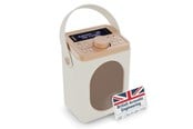 DAB, netværks- og clockradio - Majority Little Shelford Portable Bluetooth DAB Radio - Cream - DAB/DAB+/FM - Mono - Fløde - LSH-DAB-CRM