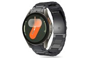 Smartwatch - Tilbehør - Tech-Protect Stainless Strap for Samsung Galaxy Watch 4 / 5 / 5 Pro / 6 / 7 / FE - Black - 5906302313556