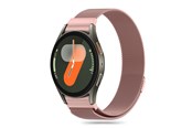 Smartwatch - Tilbehør - Tech-Protect MilaneseBand Strap for Samsung Galaxy Watch 4 / 5 / 5 Pro / 6 / 7 / FE - Pink - 5906302313792