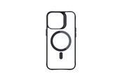 Mobil - Covers & Cases - 3mk Satin Armor MagCase with MagSafe for iPhone 14 Pro Max - Clear with Black Frame - 5903108563802