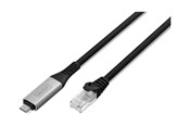 Netværkskabel - DIGITUS network cable - black - Sort - AK-300601-050-S